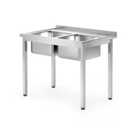 Stół z dwoma zlewami, bez...