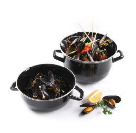 Garnek do muli - z pokrywką...