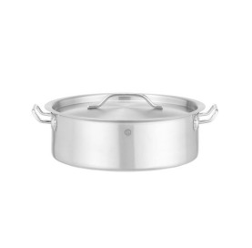 Garnek niski z pokrywką,...