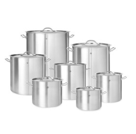 Garnek średni - z pokrywką...