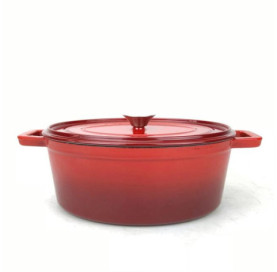 Garnek żeliwny emaliowany,...