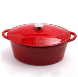 Garnek żeliwny emaliowany,...