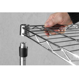 Regał 5-półkowy czarny,...